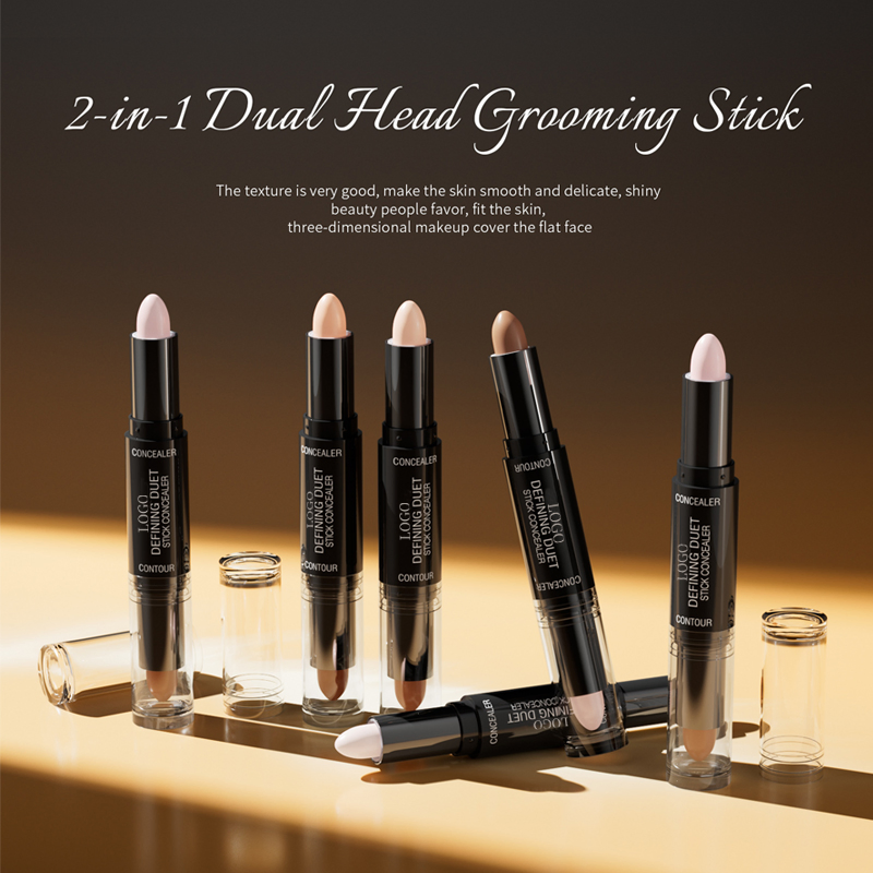 Ditong Double Head Contouring Shadow Moisturizing Waterproof Matte Highlighter Contour Stick