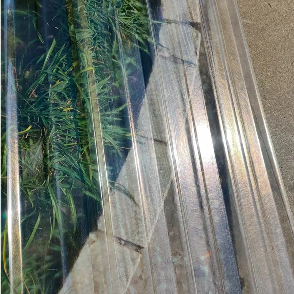 GRP FRP Clear Transparent Translucent Roofing Sheet Daylighting Sheet Sunlite Sheet
