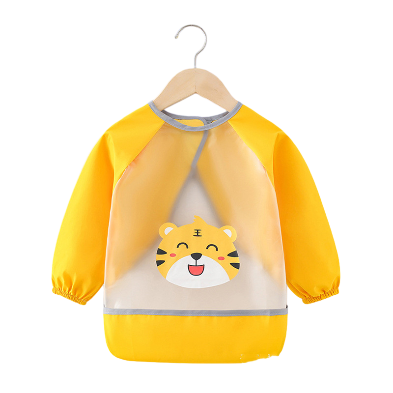 Children's Aprons and Eating Clothes with Cartoon Designs