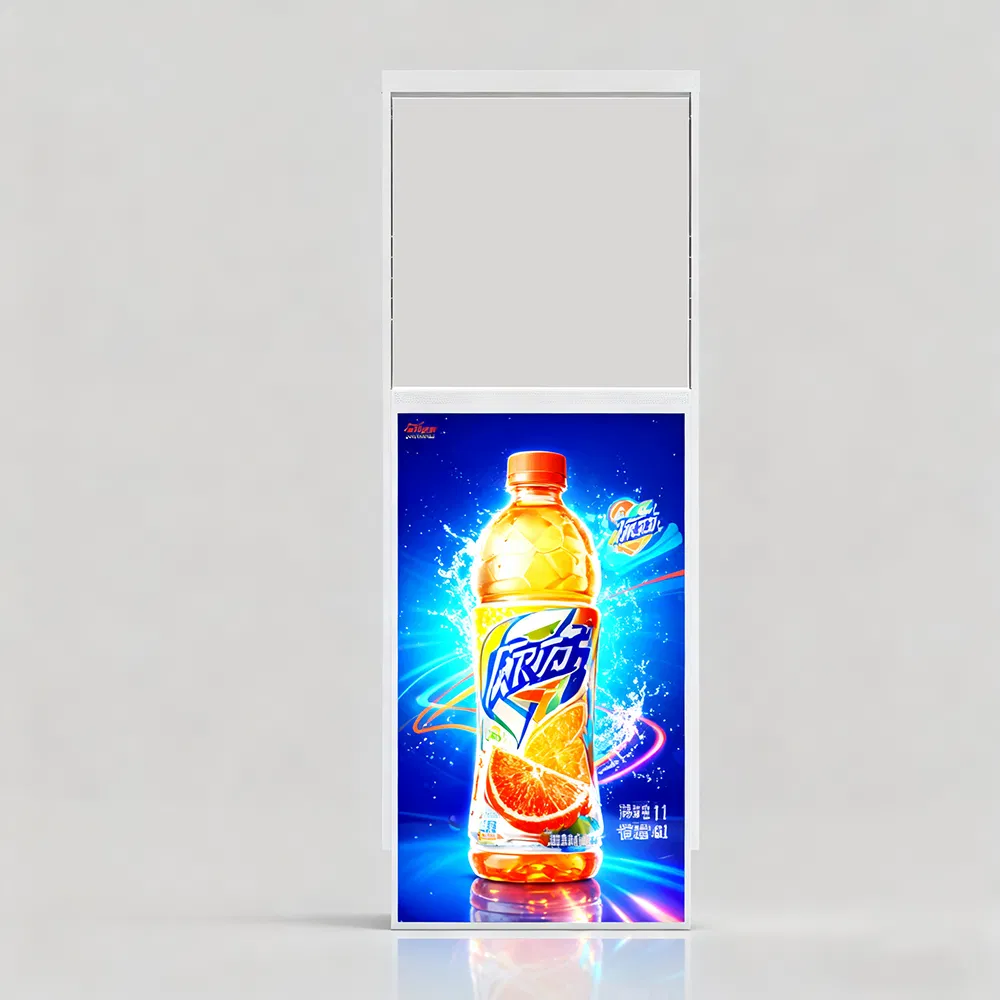 Slimline Digital Advertising Displays LCD Screen with 2K Resolution and High Brightness Street Advertising Screens
