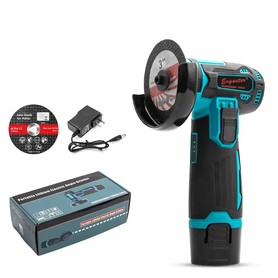 Cordless Mini Angle Grinder Kit Tool for Metal, Wood, Tile, Home & PRO Use