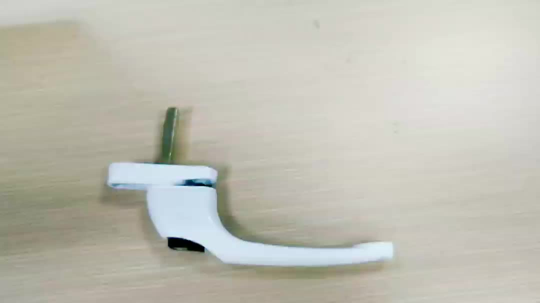 White Powder Coating Zinc Aluminium Alloy Casement Window Handle