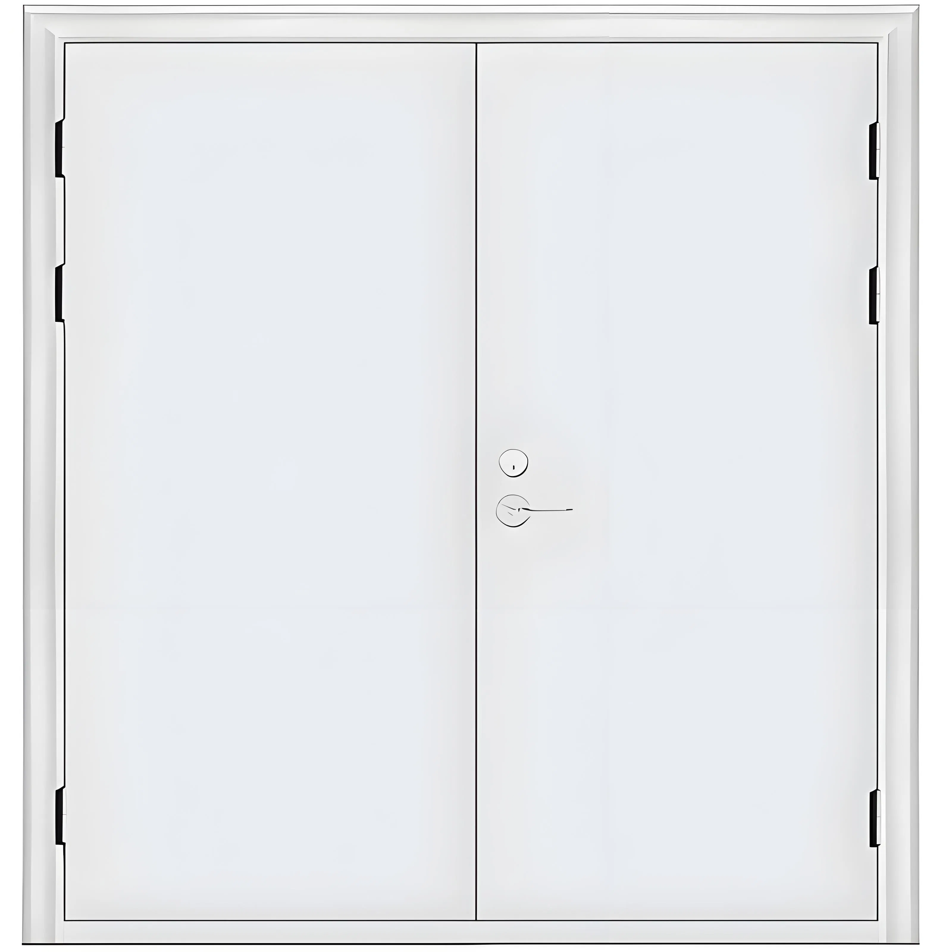 UL Listed Metal Door Fireproof Double Open Steel Fire Rated Door