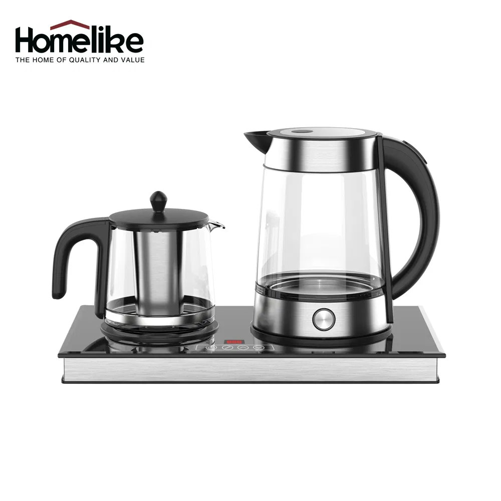 Glass Tea Pot with Handle Electric Tea Maker Portable Coffee Kettle Water Jug Russian Samovar