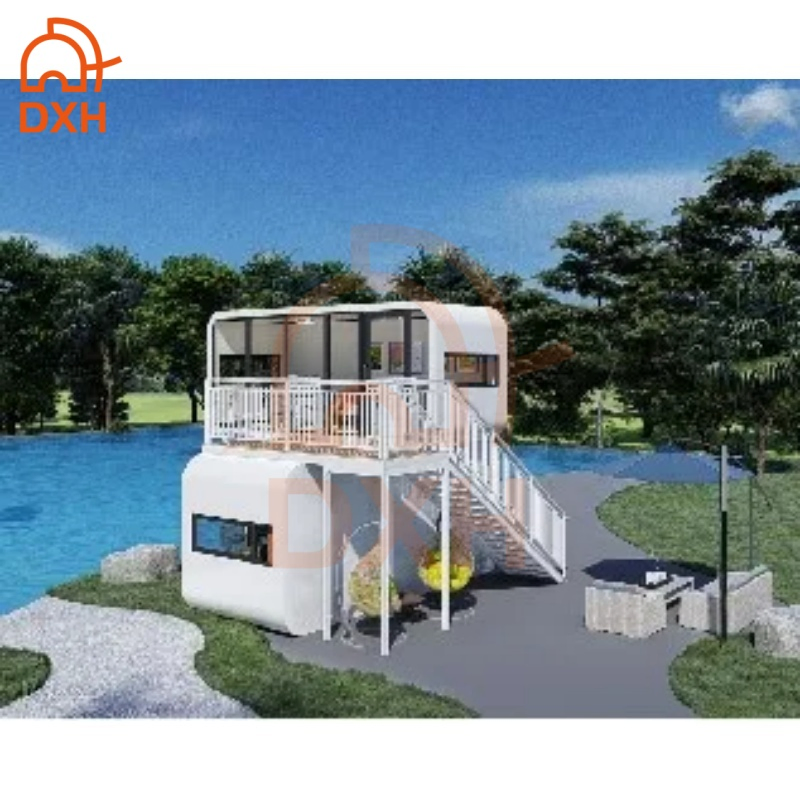 Prefabricated Building Modular Steel Portable Office Camping Container House Apple Cabin