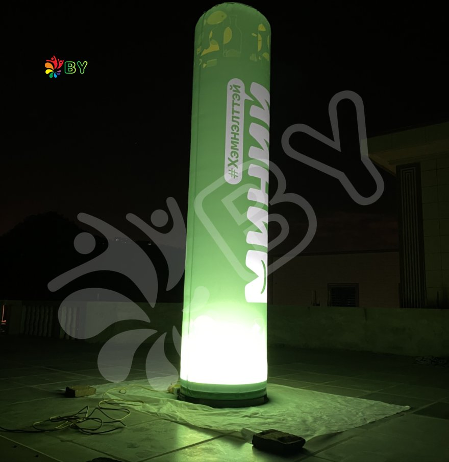 Inflatable Pillar with LED Light Inflatable Column Inflatable Tube for Advertising