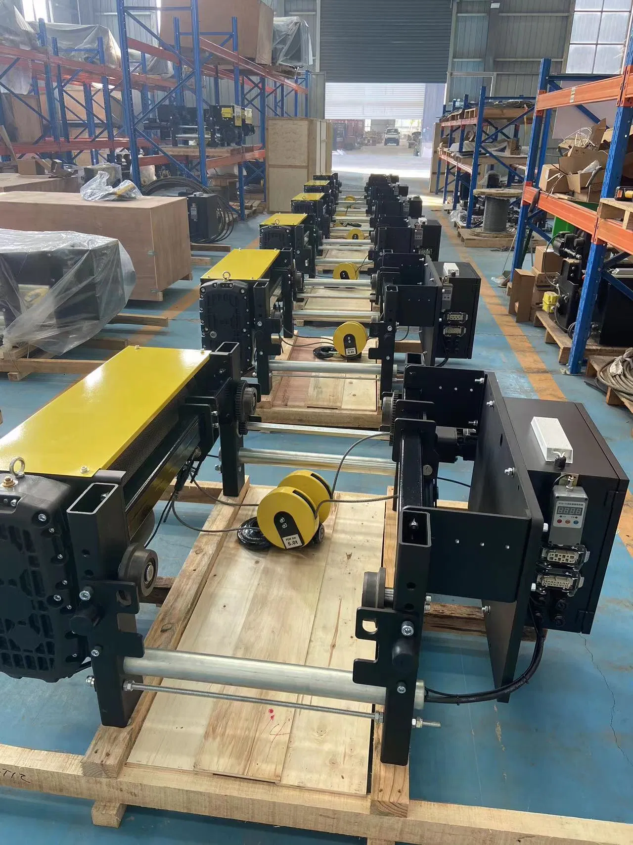 China Factory Price High Quality Electric Wire Rope Hoist Mhtool 20tonne Square Design