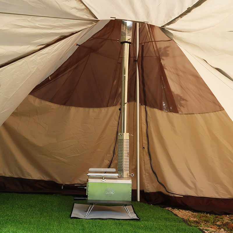 Portable Modern Design Outdoor Tent Camping Wood Burning Stoves Sunna Room-for Sauna Enthusiasts