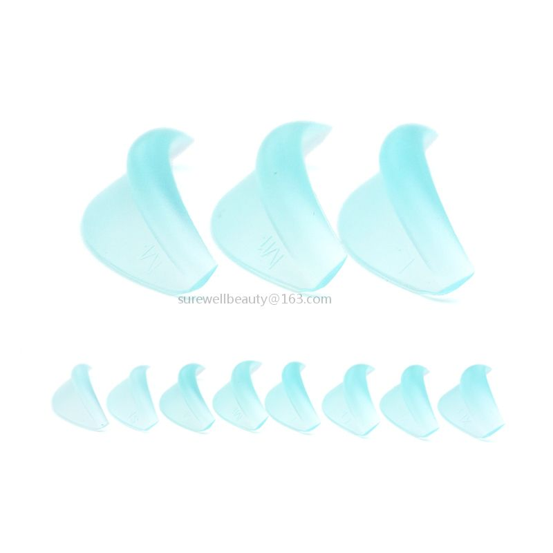 8 Size Silicone Eyelash Perming Pad for Eyelash Lifting Curler Makeup Applicator