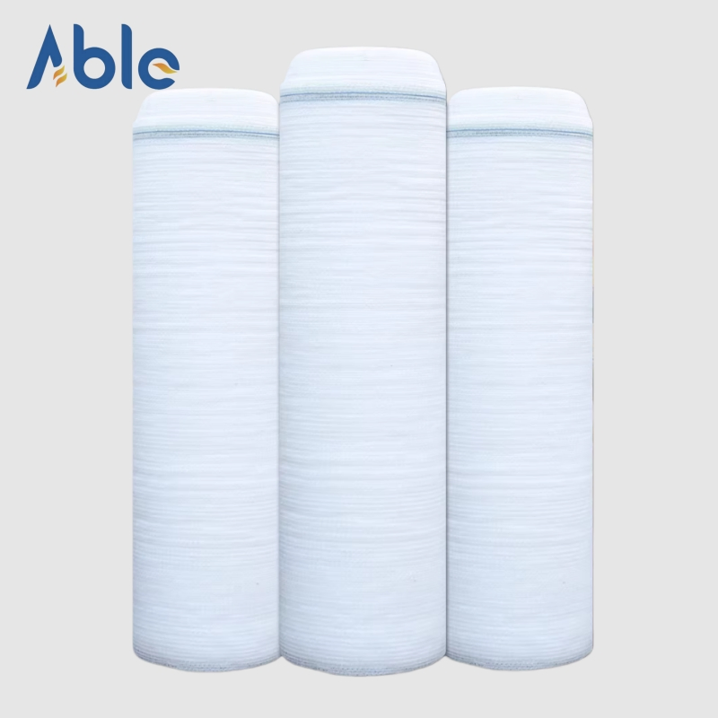 White Color Sun Shade Net 45% 55% 65% 85% Shading Rate for Agriculture Outdoor Use