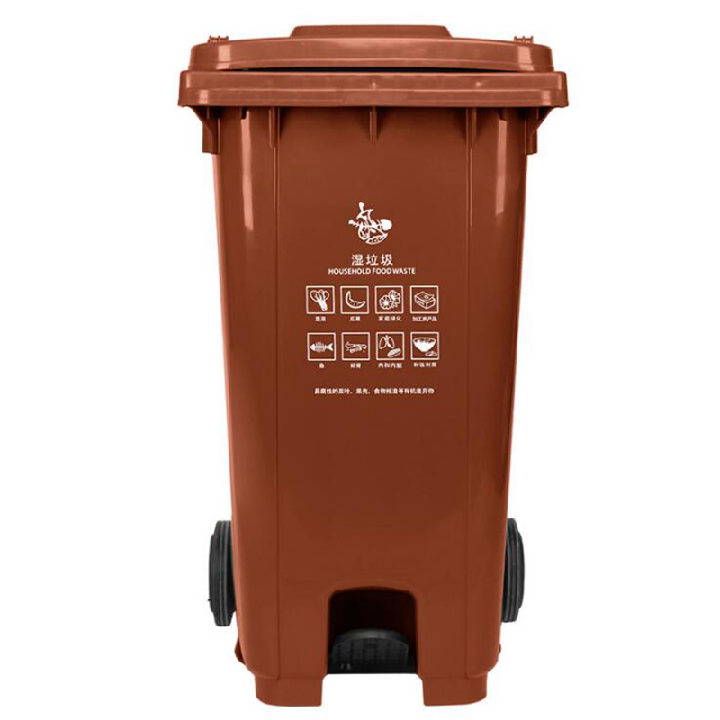 Dustbin 120L 120 Liter Plastic Outdoor Industrial Bin 120 and Plastic Containers for Garbage 120 Lts