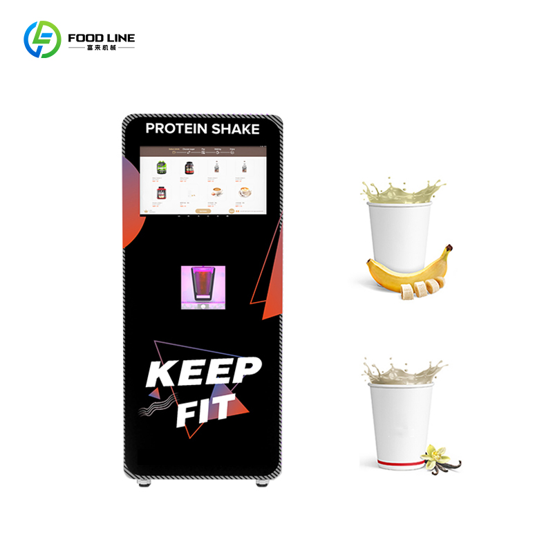 Premium Quality Smart Protein Shake Vending Machine with Multi-Flavor Automatic Mixing System Cashless Payment Touch Screen for Gyms and Fitness Studios