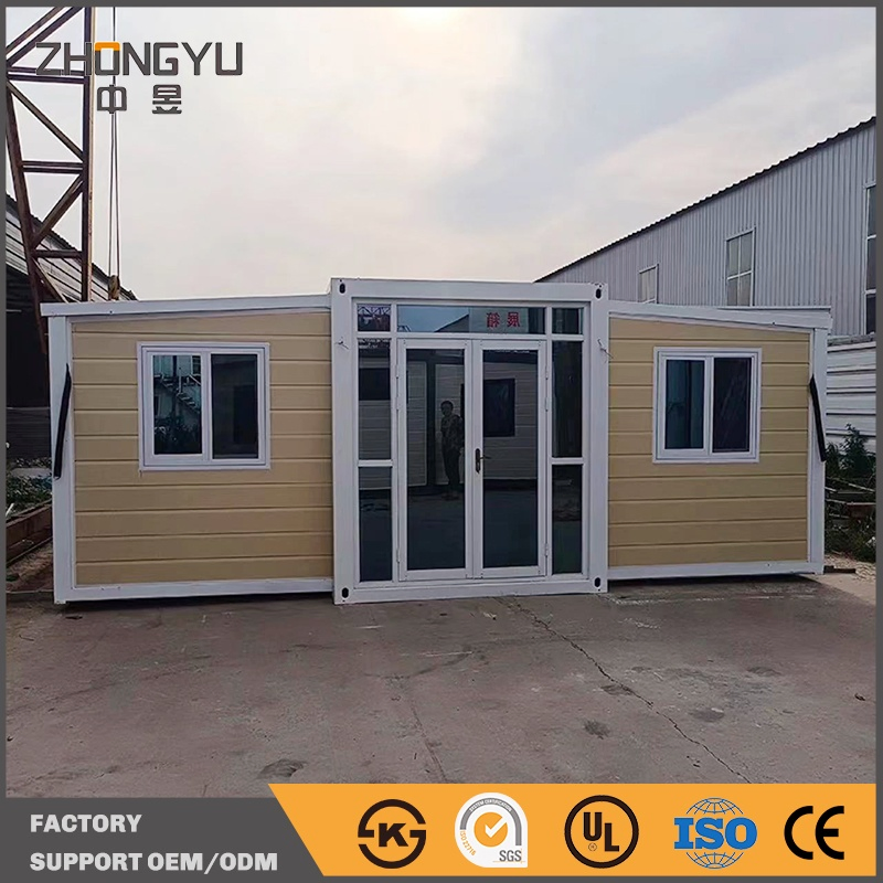 Expandable Casa Contenedor Prefabricada Modular Homes Prefab Tiny Home ISO Certified Moisture Proof Waterproof for Italy Seeking Local Partners