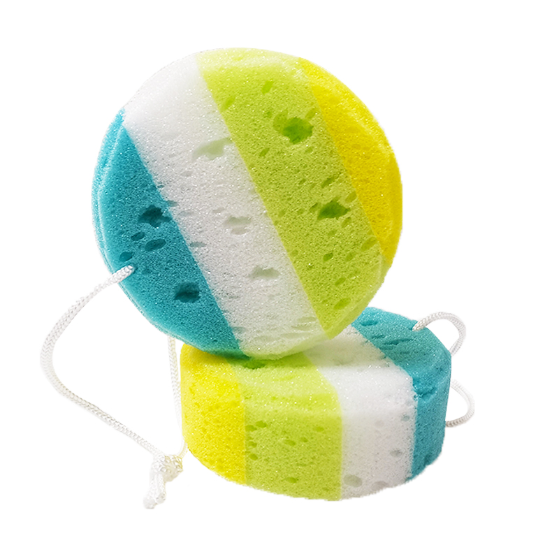 Colorful Soft Baby Bath Sponge Wit String