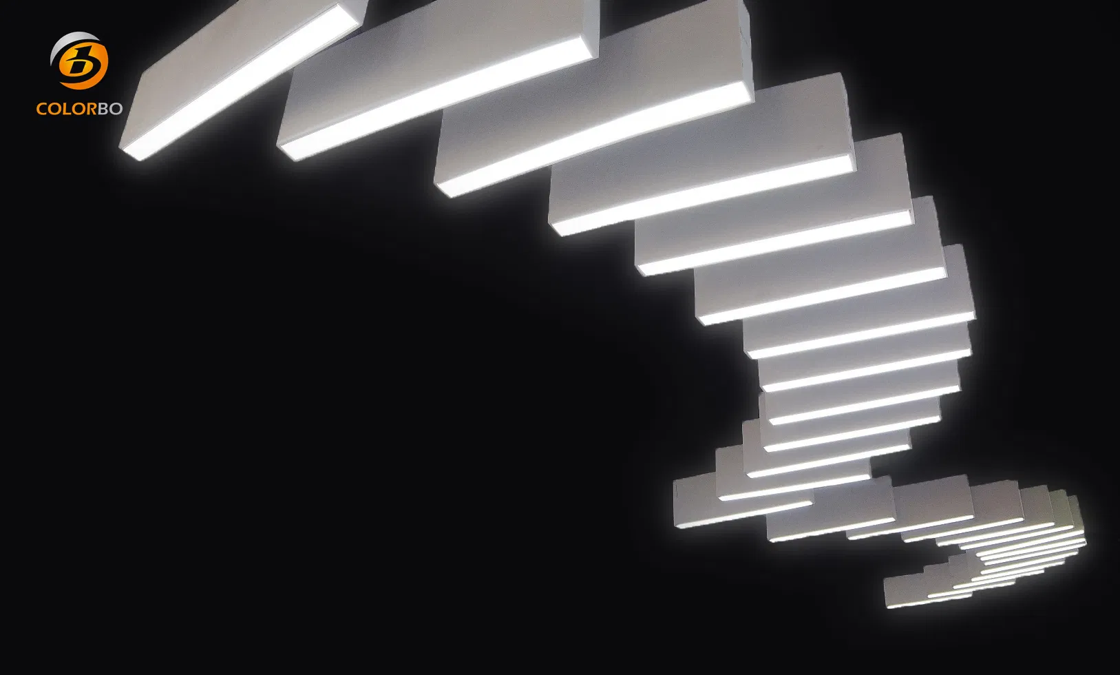 Linear creative decorating  custom lighting chandelier