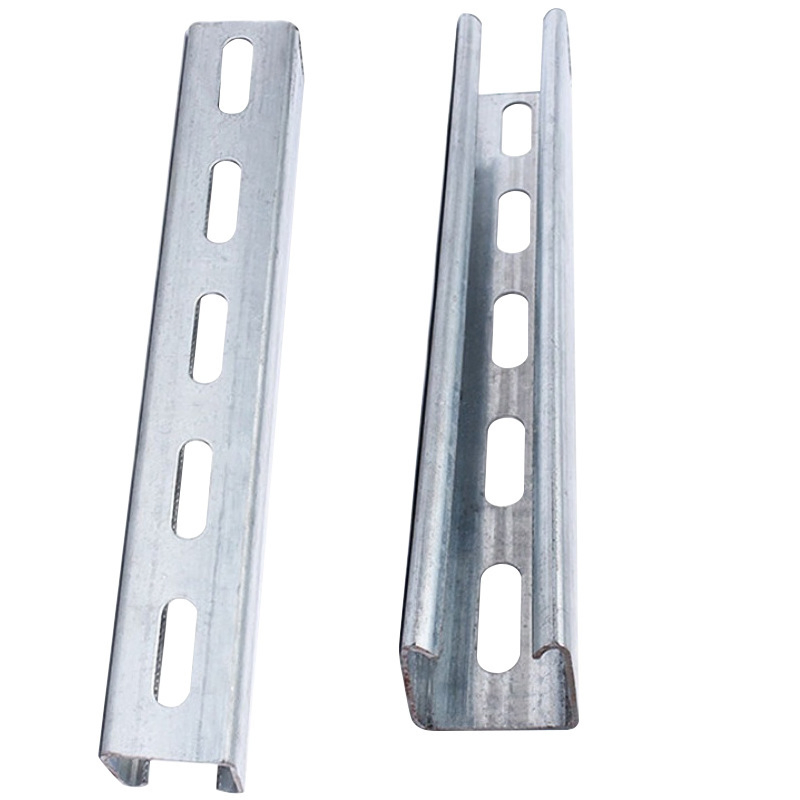 Heavy Duty 41*41 41*21mm Galvanized Slotted C Channel for Solar System