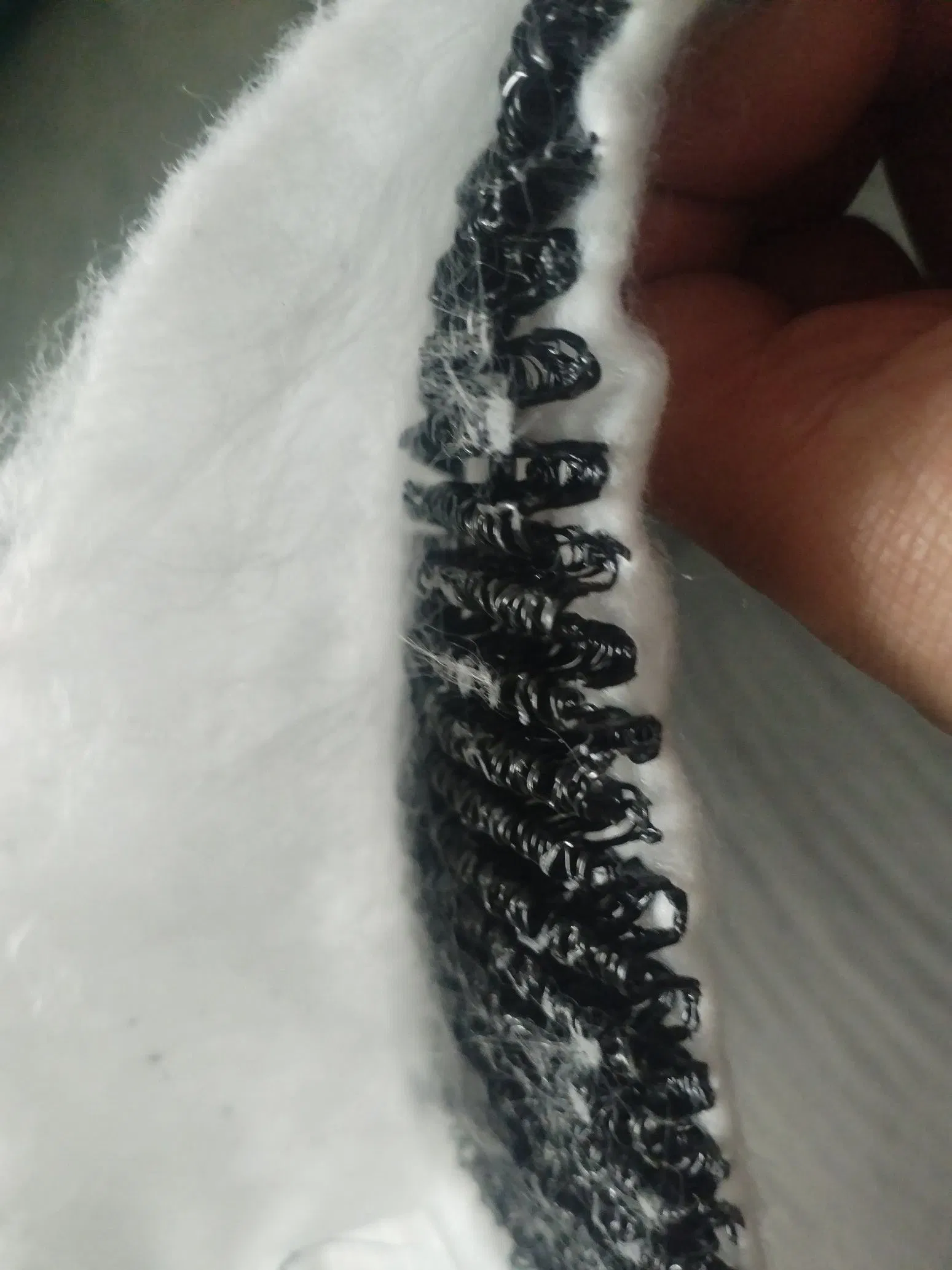 Tunnel Pavement Retaining Wall Seepage Drainage Mat W-Shaped Composite