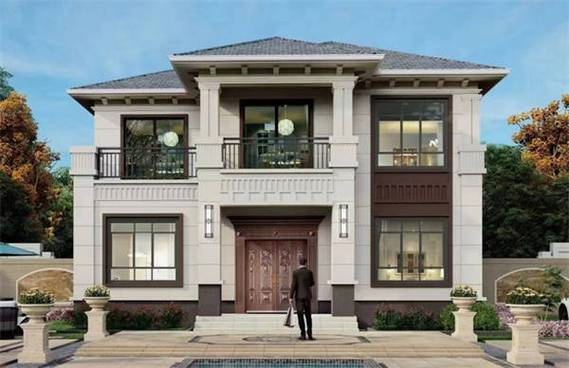 Simple Classical Villa Building Prefab House with Low Cost