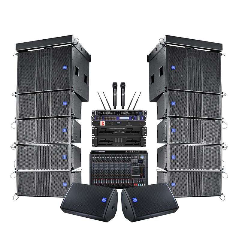 Chordio Tg-210p Professional Passive Church Line Array Loudspeaker Dual 10 Inch DJ Audio Sound System Speaker for Party