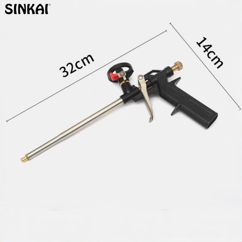 Glass Glue Gun, Pressure Glue Gun, Aluminum Alloy Rotating Joint Sealing and Labor-Saving Glue Application Gun