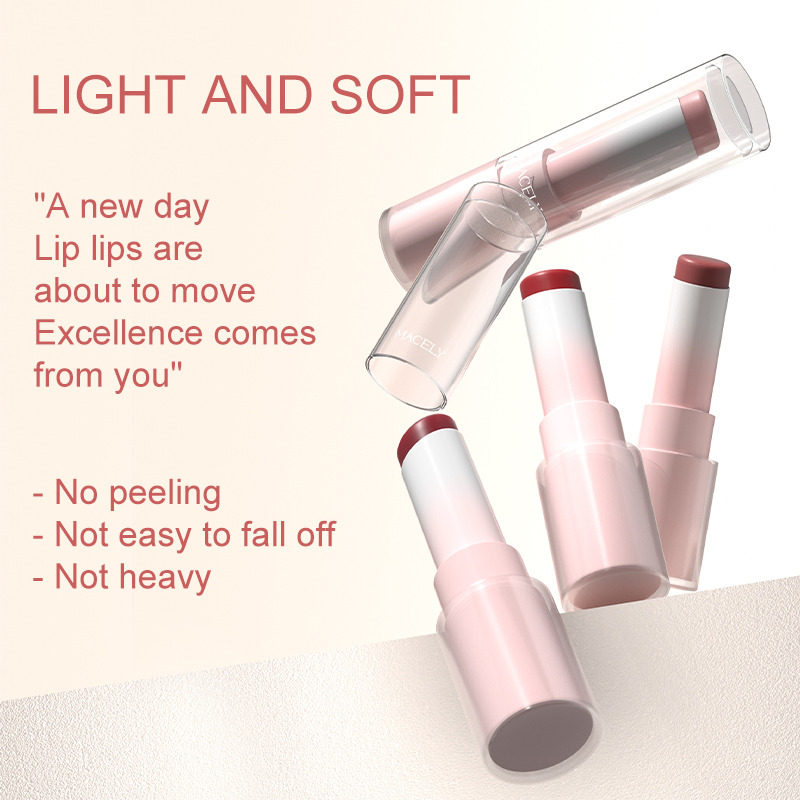 Customizable Long Wear No Touch All Day Lightweight No Burden Safe Mild Non Stimulating Skin Lipstick