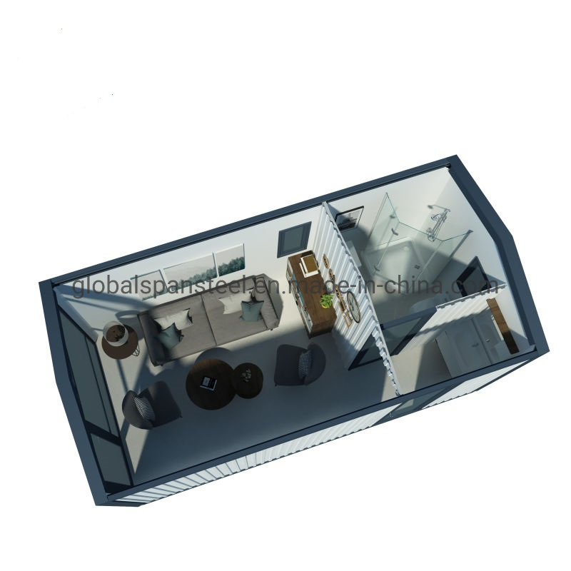 20FT China Container Living Modular Fast Build Container House/Flat Pack Prefab Container House for Office/Shop