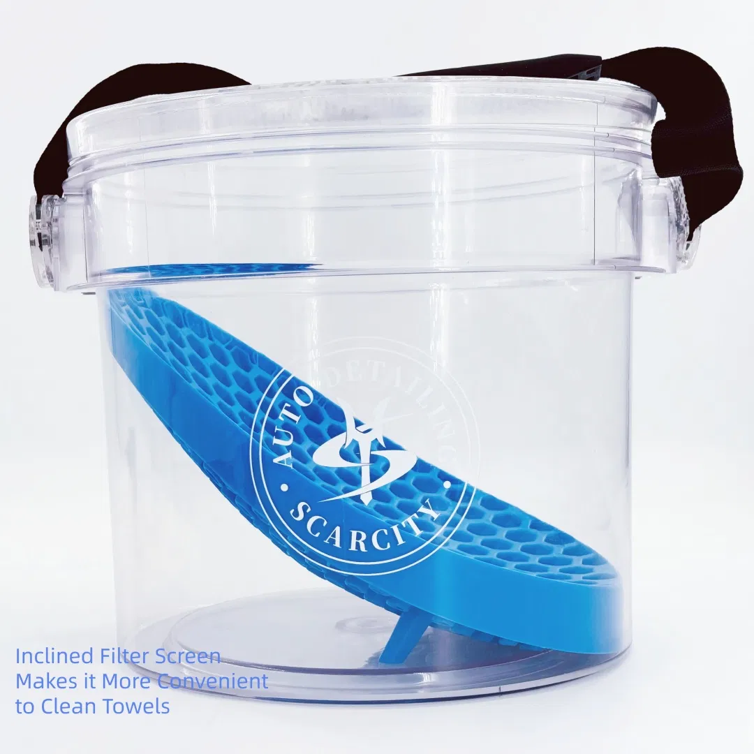 Scarcity 5 Gallons Car Wash Bucket Dolly Trailer