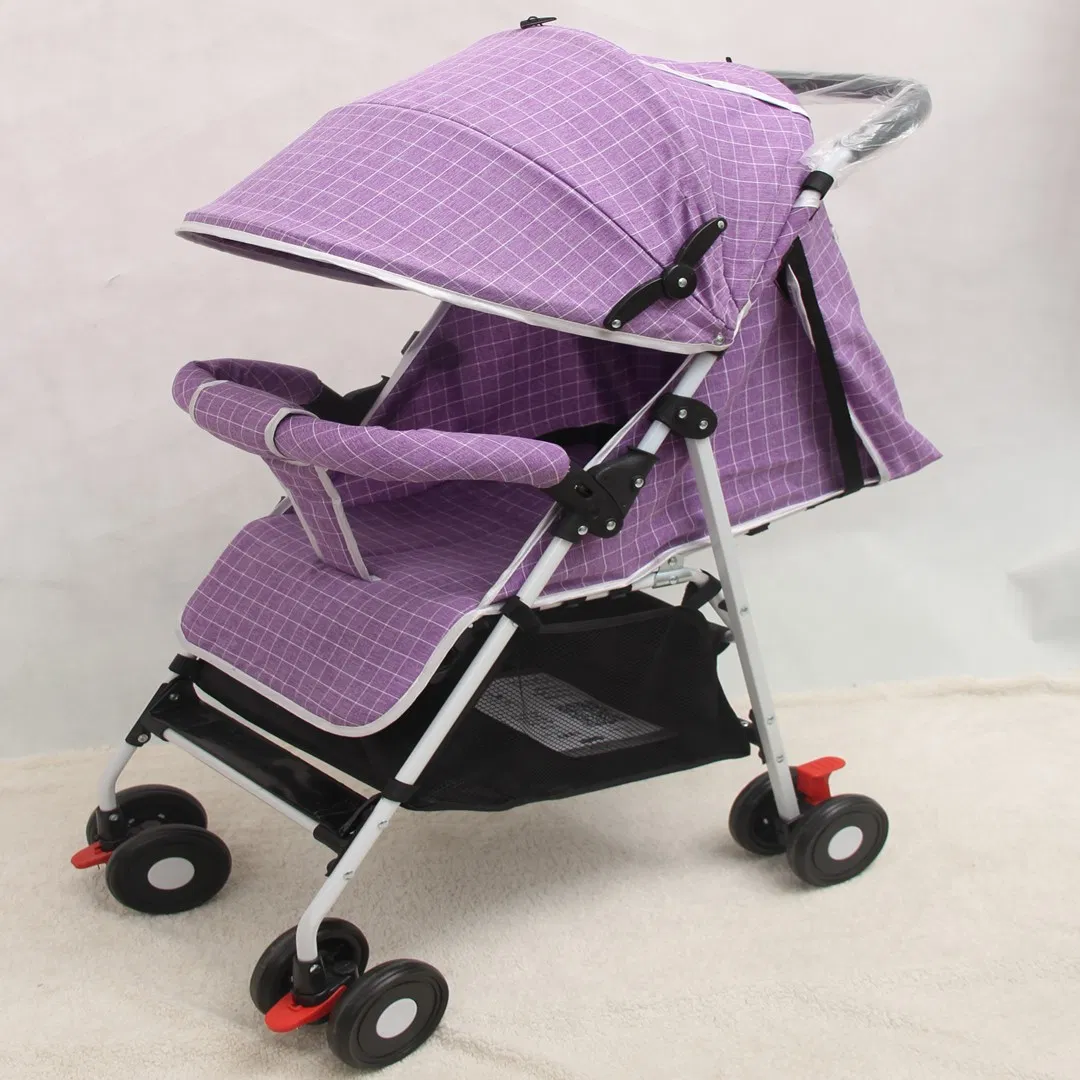 Cheap Price Steel Frame Material and Polyester Baby Buggy for Baby Stroller Factory BS-26
