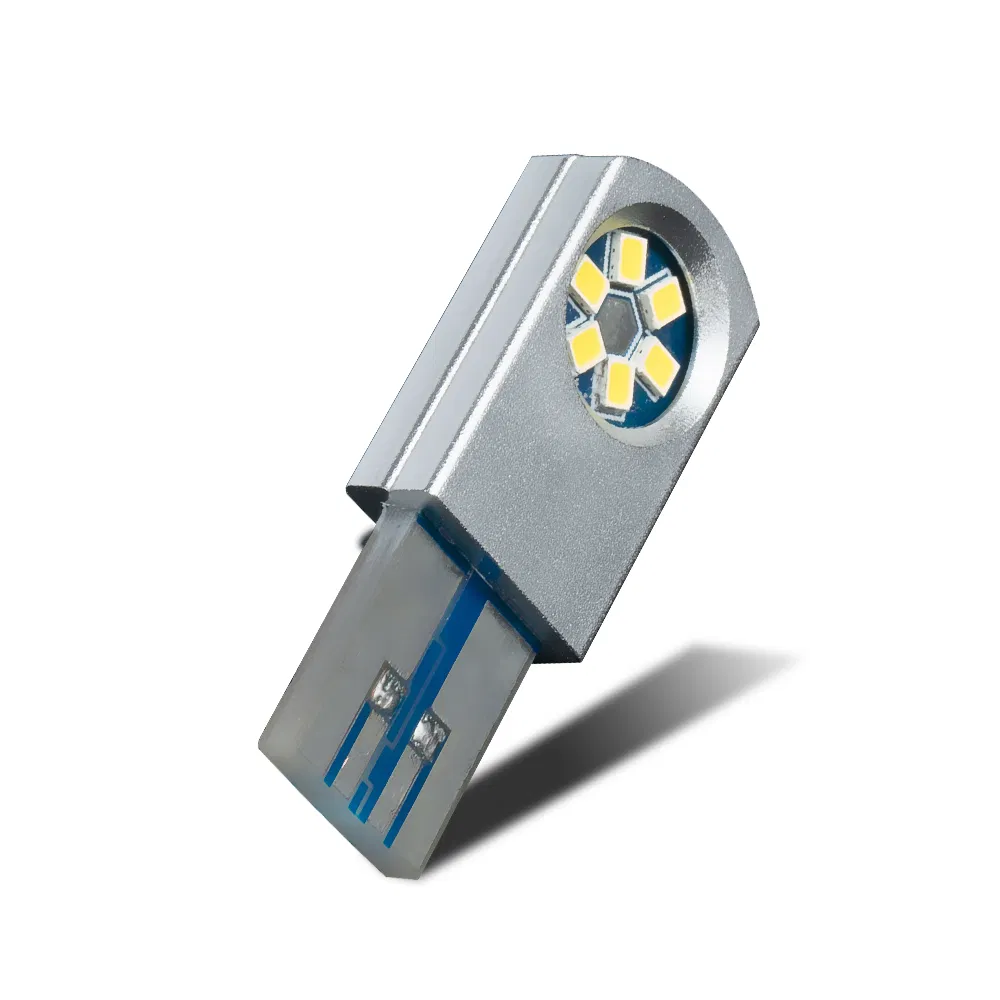 Светодиодная лампа T10 USB-формы для авто, 12 шт SMD2016