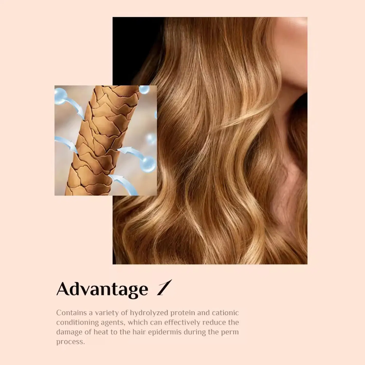 OEM ODM Professional Salon Beauty Hair Wave Perm Curly Lotion