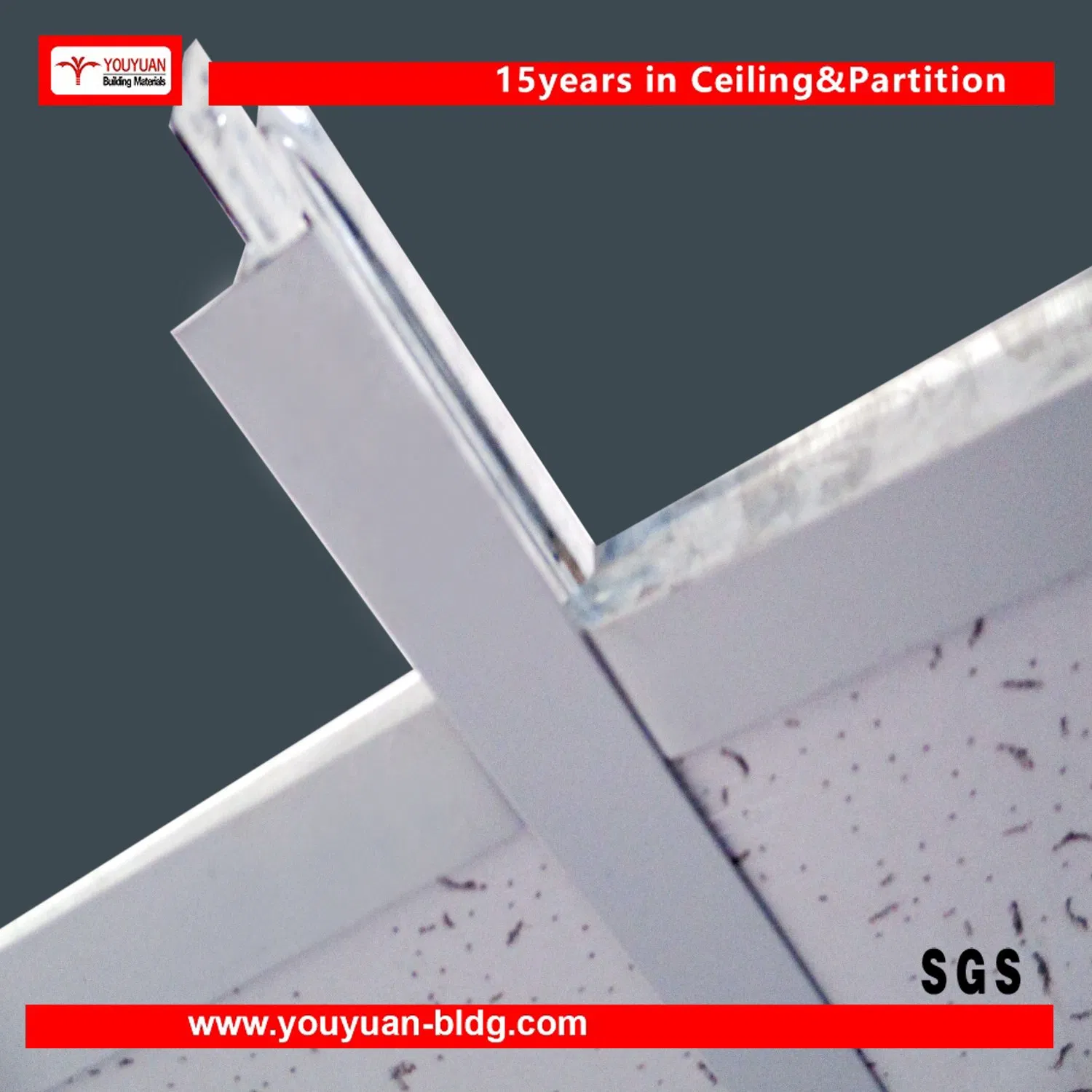 Waterproof Ceiling Board Mineral Fiber Acoustic False Ceiling Board