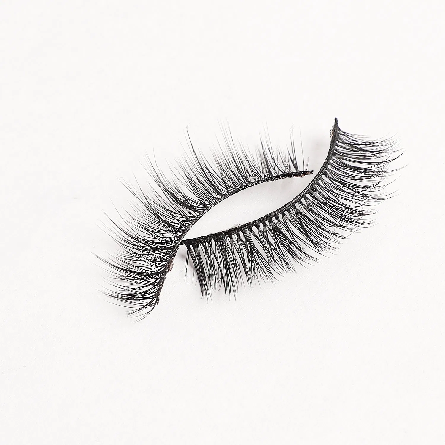 New Style Fakelashes Highly Faux Mink 3D Lashes Fake Eyelashes Silk Eyelashes Black Cotton Band