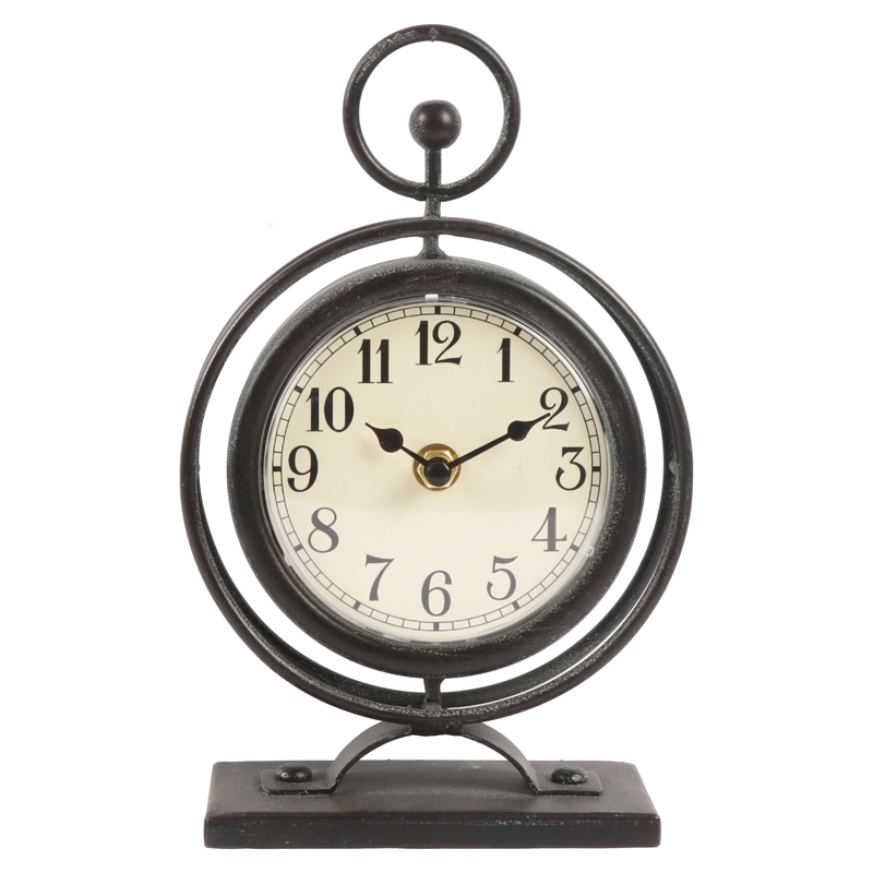 Clock Table Wholesale Home Table Clock Vintage Metal Hanging for Living Room and Home Decoration