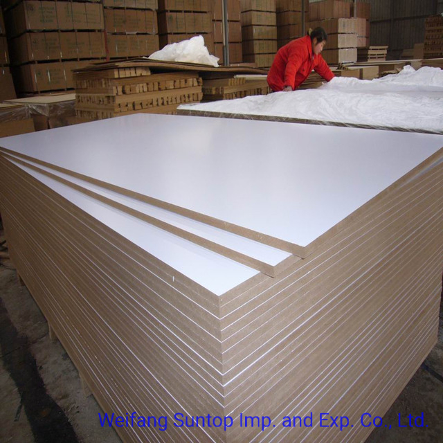High Quality E0 Glue 730kg/Cbm Density MDF Board Special for South Korea