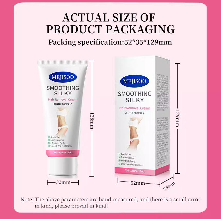 Online Wholesale Retail Natural Permanent Safe Easy Removal Gentle Painless Hair Remover Cream Fast Mild Non-Irritating Hair Removal Cream for The Whole Body