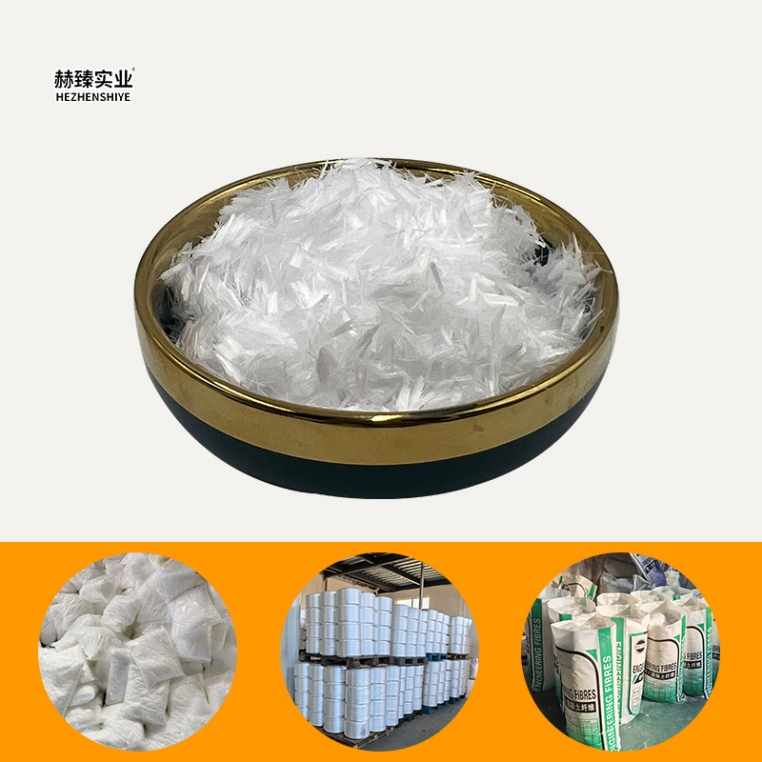 Polypropylene Fiber for Plaster Crack Resistance Construction Joint Crack Prevention Polypropylene Fiber