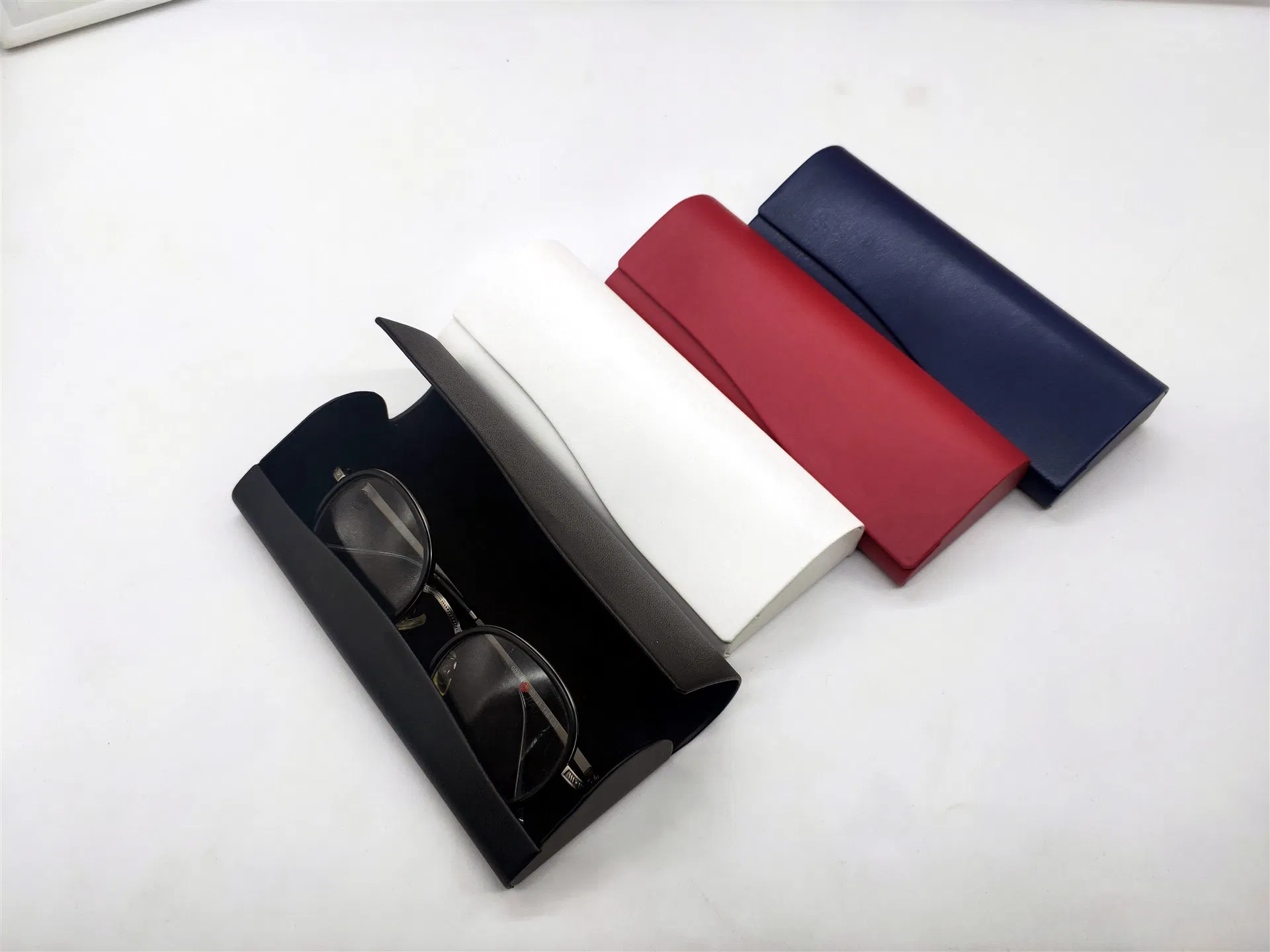 Wholesale Reading Leather Glasses Case Custom Eyeglass Anti Blue Light Glasses with Cases