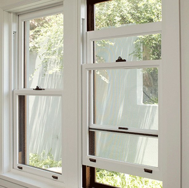 Prima Customizable Aluminum Double Hung Windows Vintage Aluminum Windows