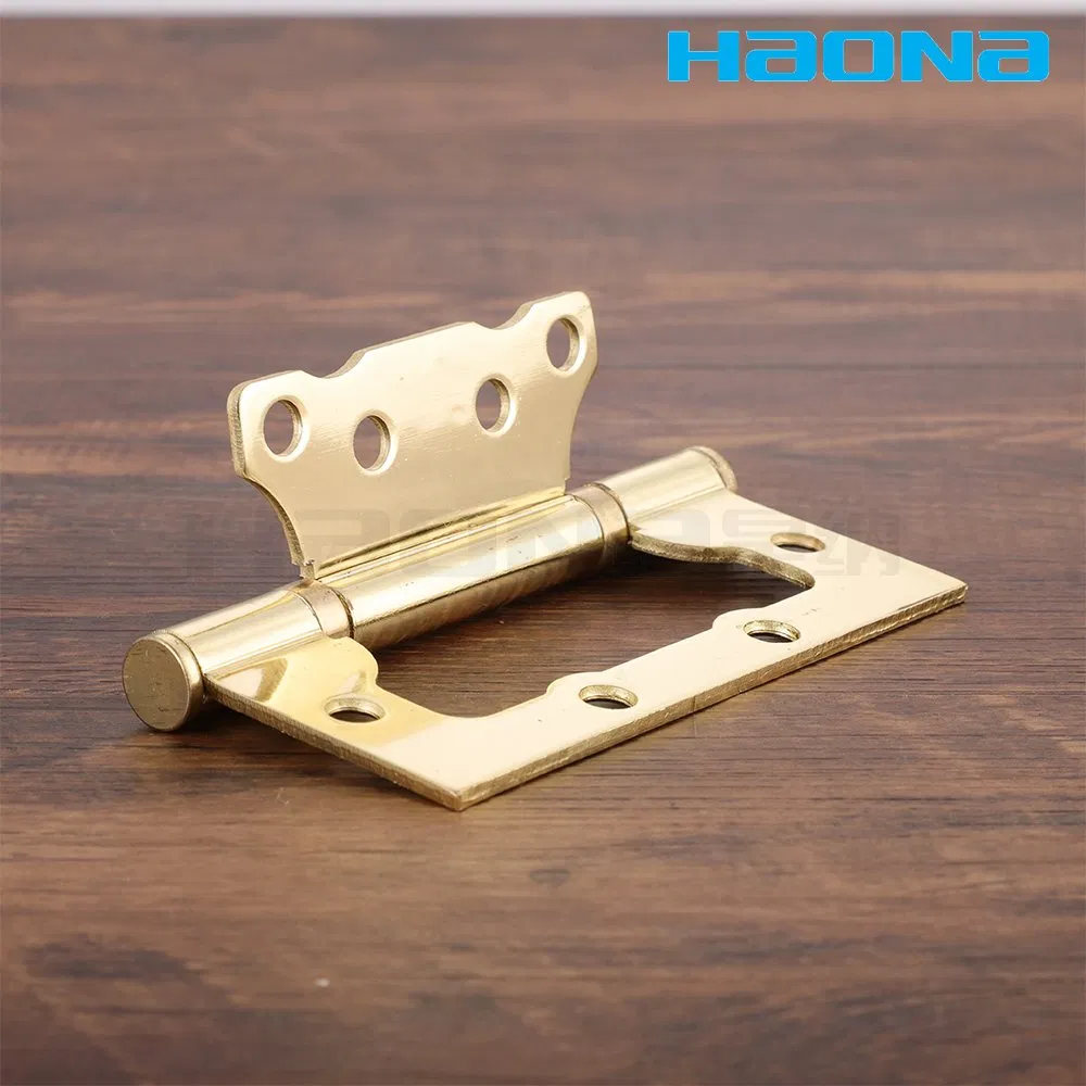 2bb Multi-Color Polished Iron Door Accessories Flush Butt Hinge with Flit Tip