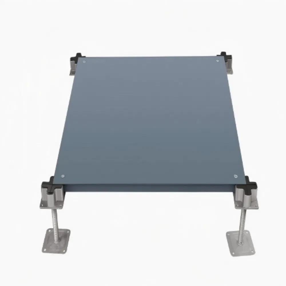 Heavy-Duty Steel Raised Floor - Modular Easy Cable Access for Offices