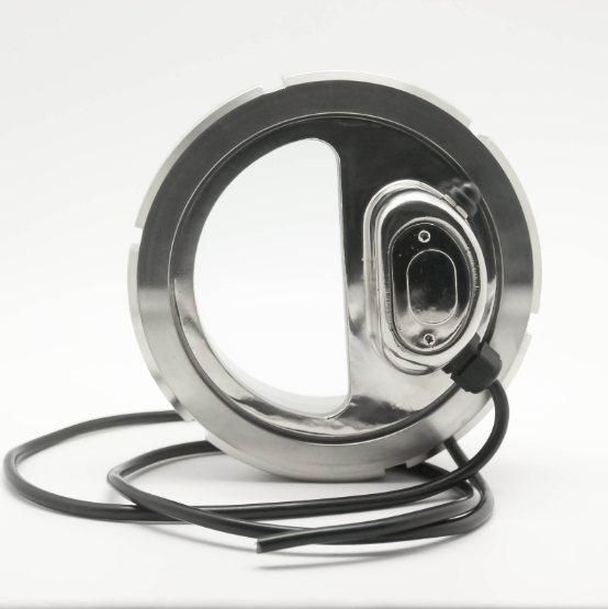 Food Grade Circular Union Sight Glass Fitting with Light