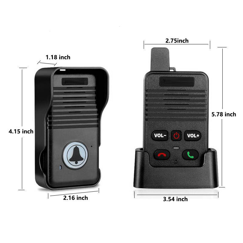 Беспроводной домофон-звонок с дальностью 200 м