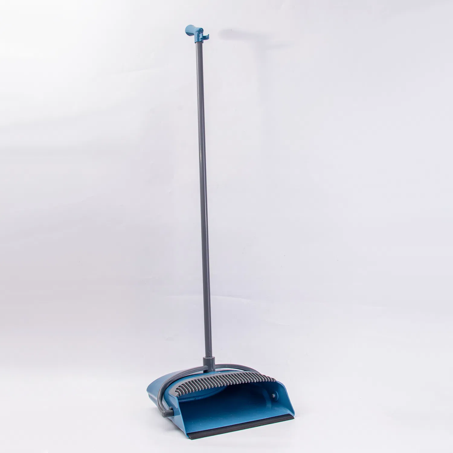 Household Cleaning Tools Folding Plastic Broom and Dustpan Sets Blue