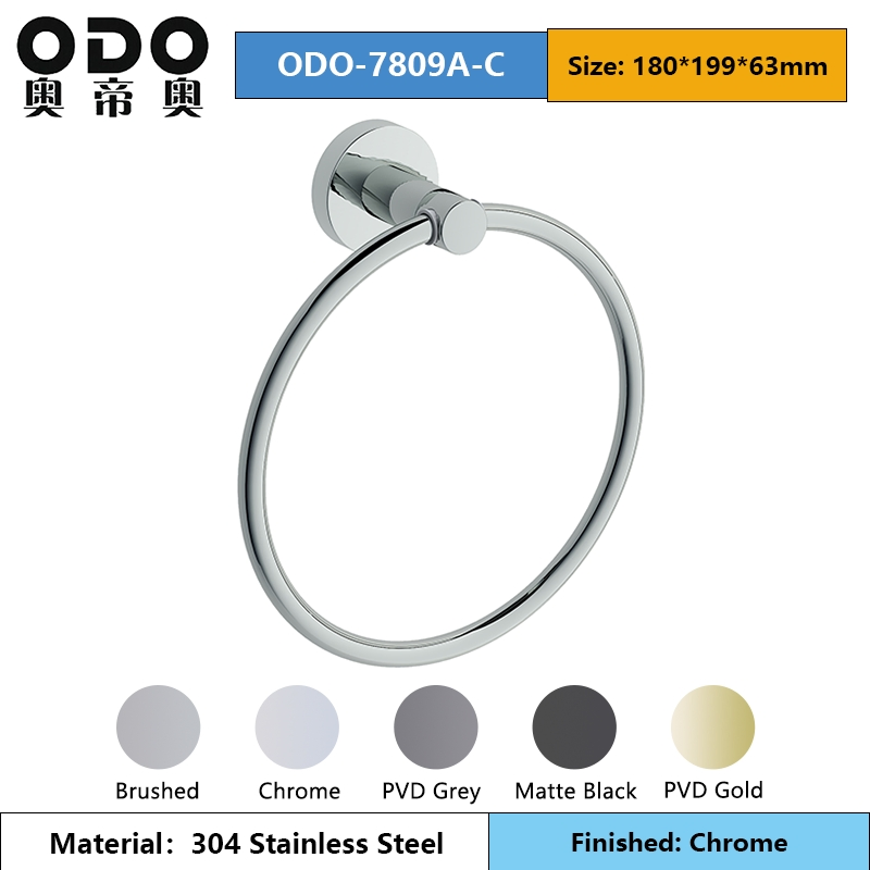 Настенный держатель для полотенец из нержавеющей стали 304