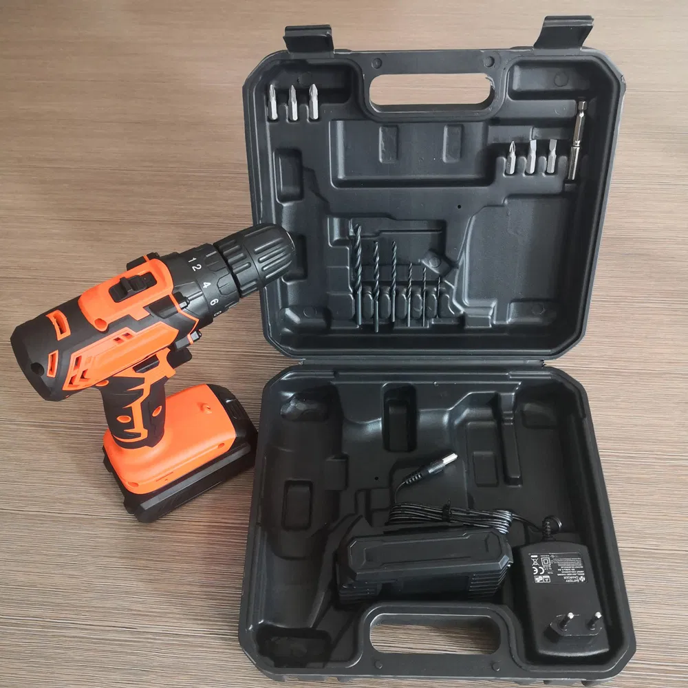 Tolhit Power Tool 13mm Industrial Electric Impact Cordless Drill Set
