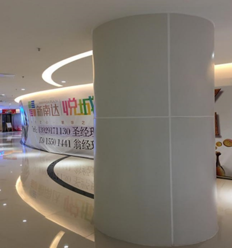 Electrophoretic Coating Aluminum Cylindrical Shape for Curtain Wall