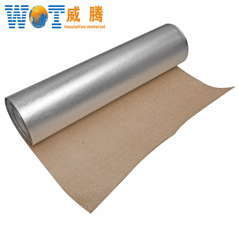 Ht-2025 Hot Product of Plain Weave Aluminized Fiberglass Cloth