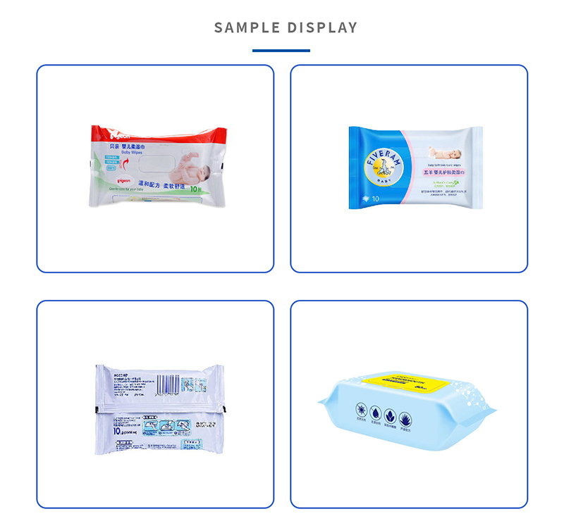 Automatic Wet Wipes Packaging Machine Single Sachet Multi Pack Wet Wipes Machine