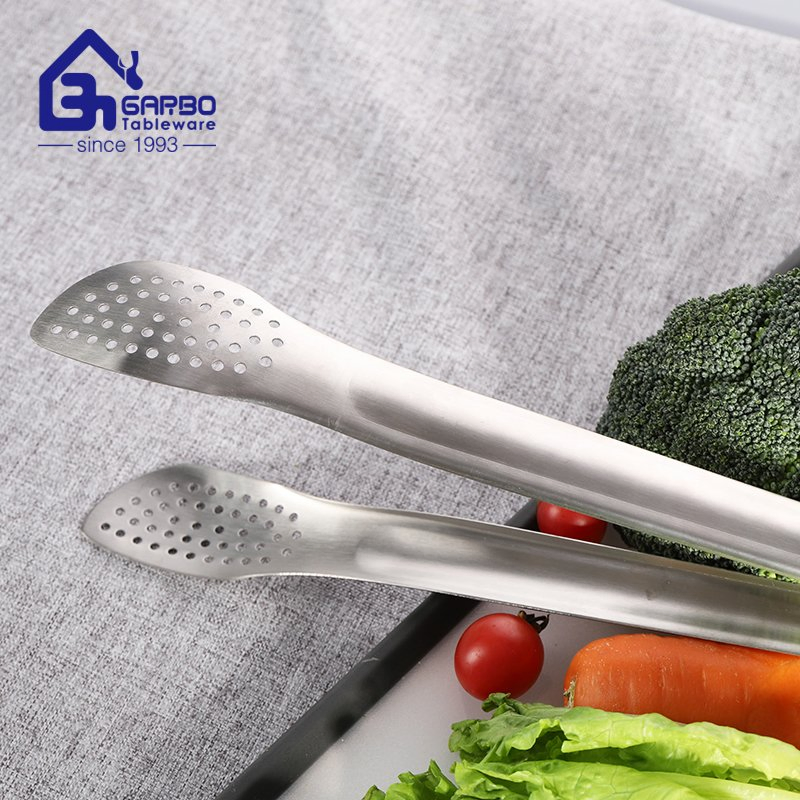 Promotion Cheap Home Kitchen Stainless Steel 201 Kitchen Utensil Food Tong