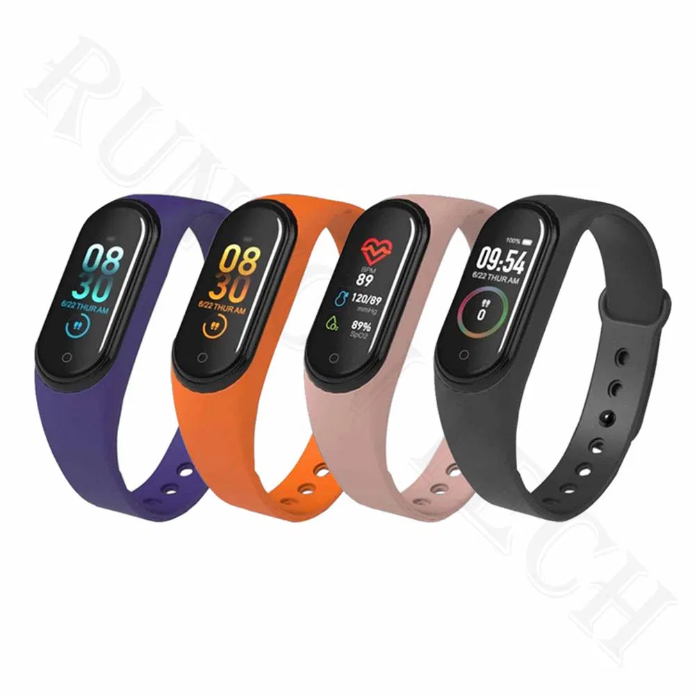Фитнес-браслет MiBand M4 с цветным экраном